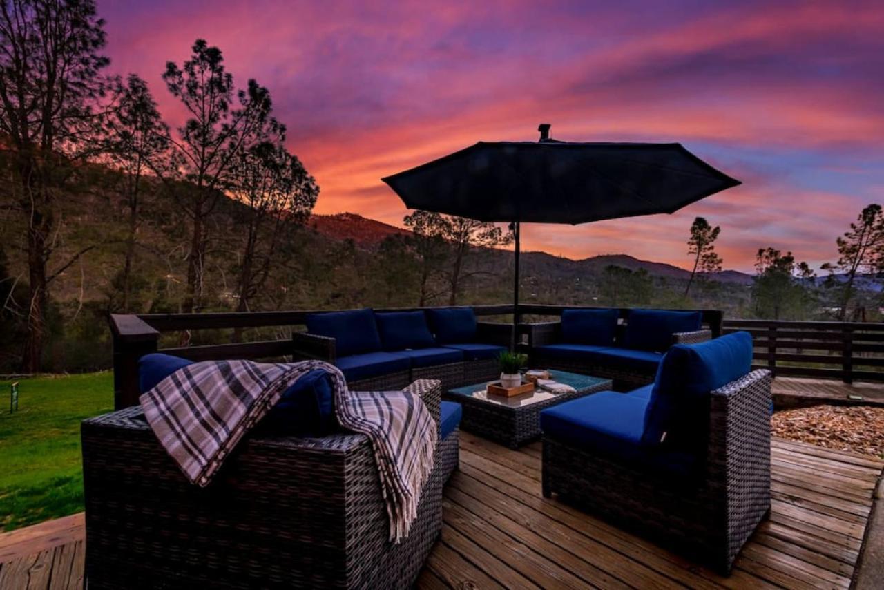 Sierra Vista Lookout Lodge With Creek, Waterfall And Waterholes, Minutes From Bass Lake And Yosemite South Gate North Fork Eksteriør bilde
