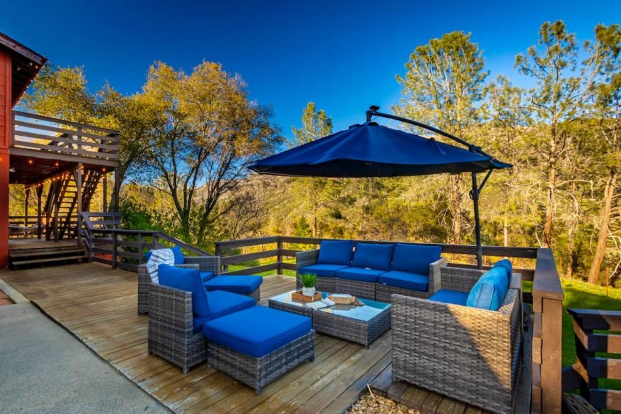 Sierra Vista Lookout Lodge With Creek, Waterfall And Waterholes, Minutes From Bass Lake And Yosemite South Gate North Fork Eksteriør bilde