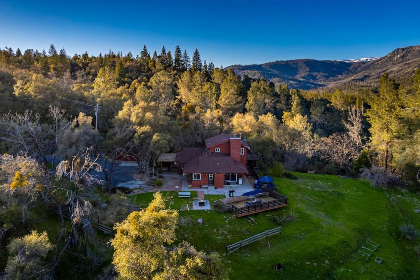 Sierra Vista Lookout Lodge With Creek, Waterfall And Waterholes, Minutes From Bass Lake And Yosemite South Gate North Fork Eksteriør bilde