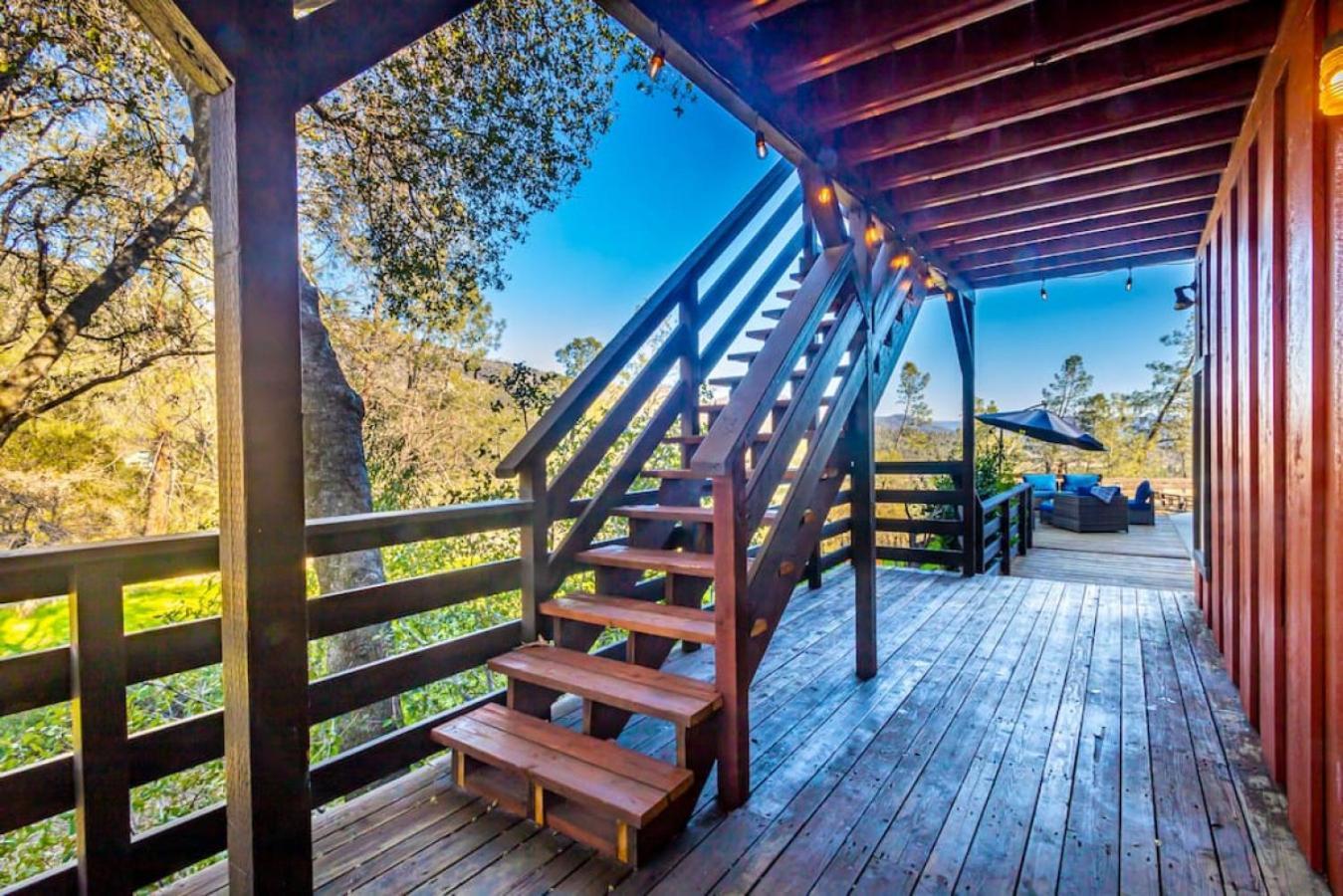 Sierra Vista Lookout Lodge With Creek, Waterfall And Waterholes, Minutes From Bass Lake And Yosemite South Gate North Fork Eksteriør bilde