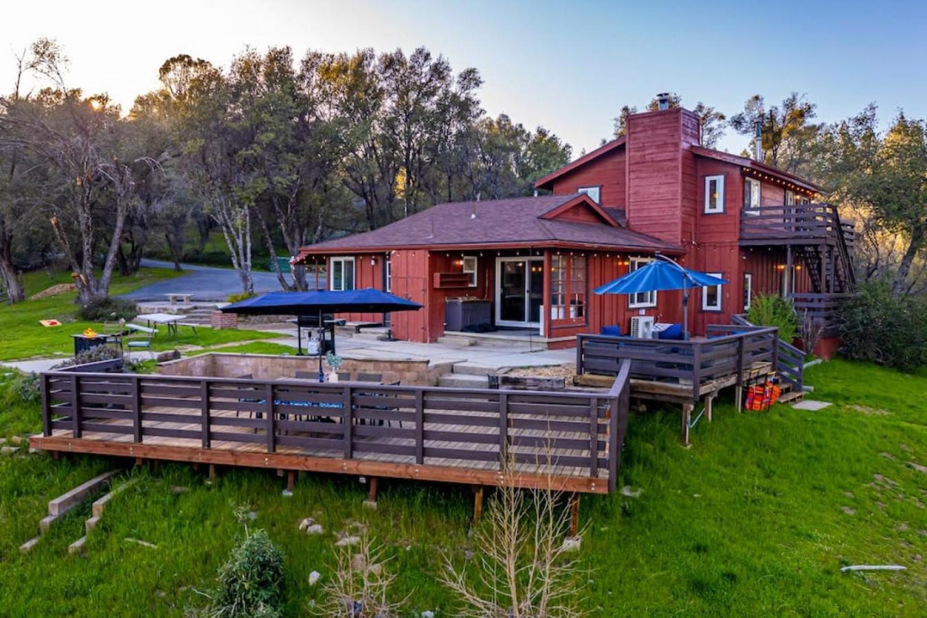 Sierra Vista Lookout Lodge With Creek, Waterfall And Waterholes, Minutes From Bass Lake And Yosemite South Gate North Fork Eksteriør bilde
